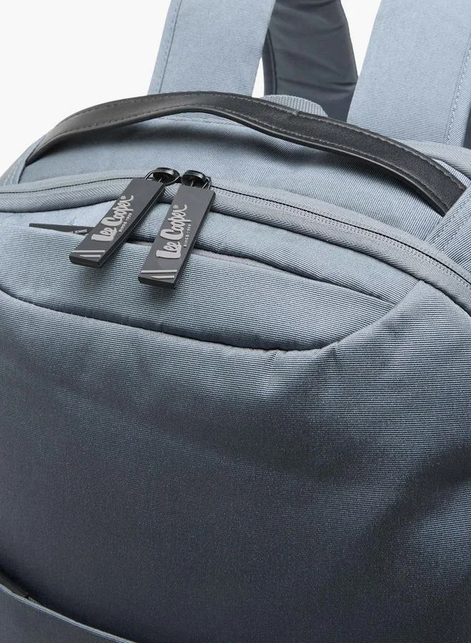 Lee Cooper GREY Men Logo Applique Laptop Backpack for Men | Best Price UAE